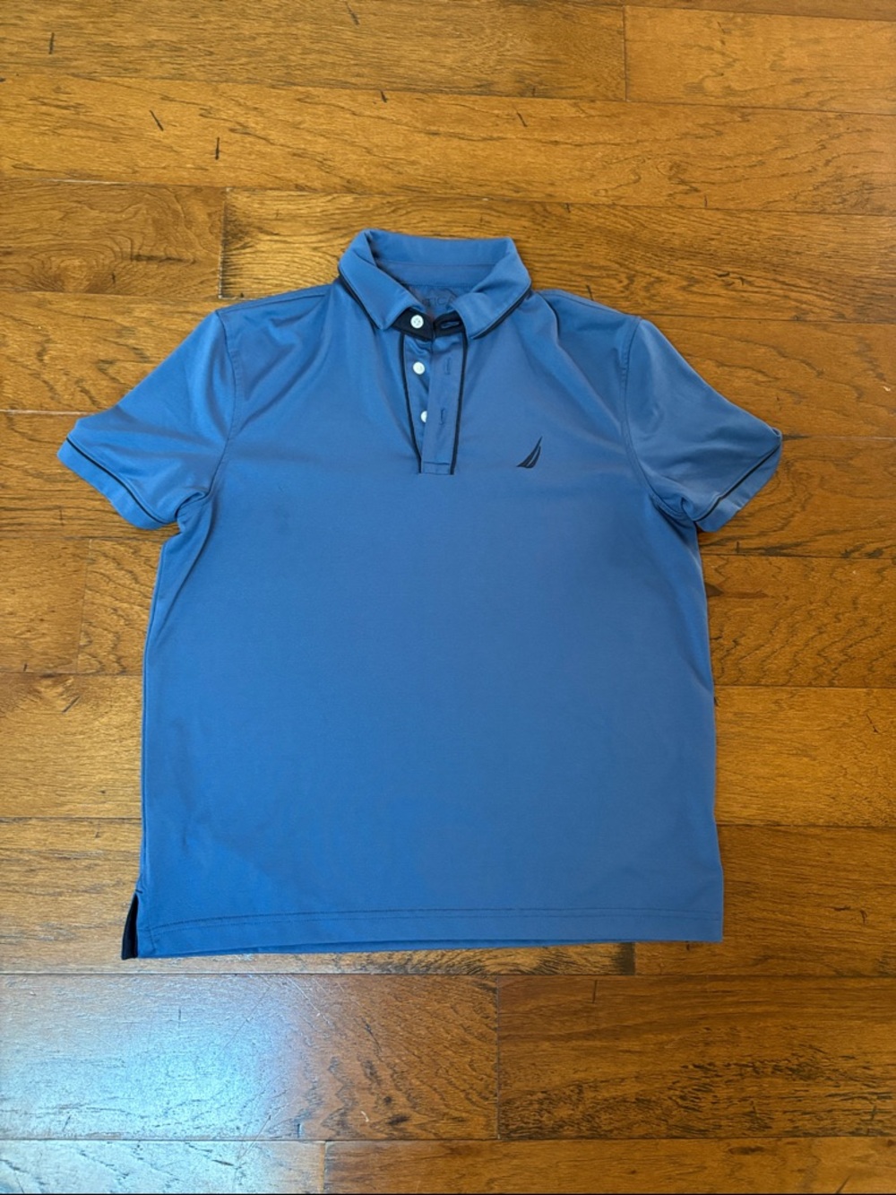Nautica Men's Periwinkle Blue Short Sleeve Polo